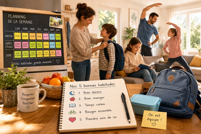 Rentrée scolaire : 5 bonnes habitudes à prendre pour toute la famille